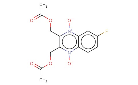 2,3-QUINOXALINEDIMETHANOL, 6-FLUORO-, DIACETATE (ESTER), 1,4-DIOXIDE